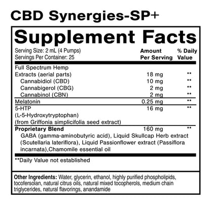 Quicksilver Scientific CBD Synergies SP+
