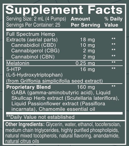 CBD Synergies-SP+ Sleep Formula