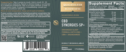 CBD Synergies-SP+ Sleep Formula