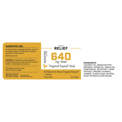 Serious Relief + Arnica Targeted Topical Stick